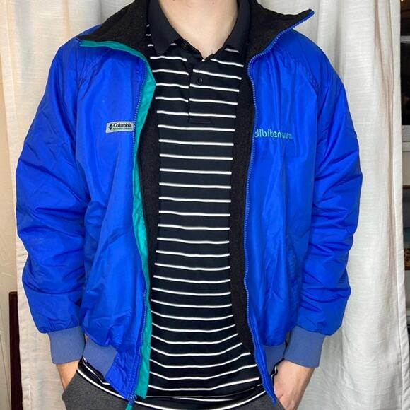 Vintage Men’s Columbia Blue Ski Jacket (L) - Picture 2 of 5